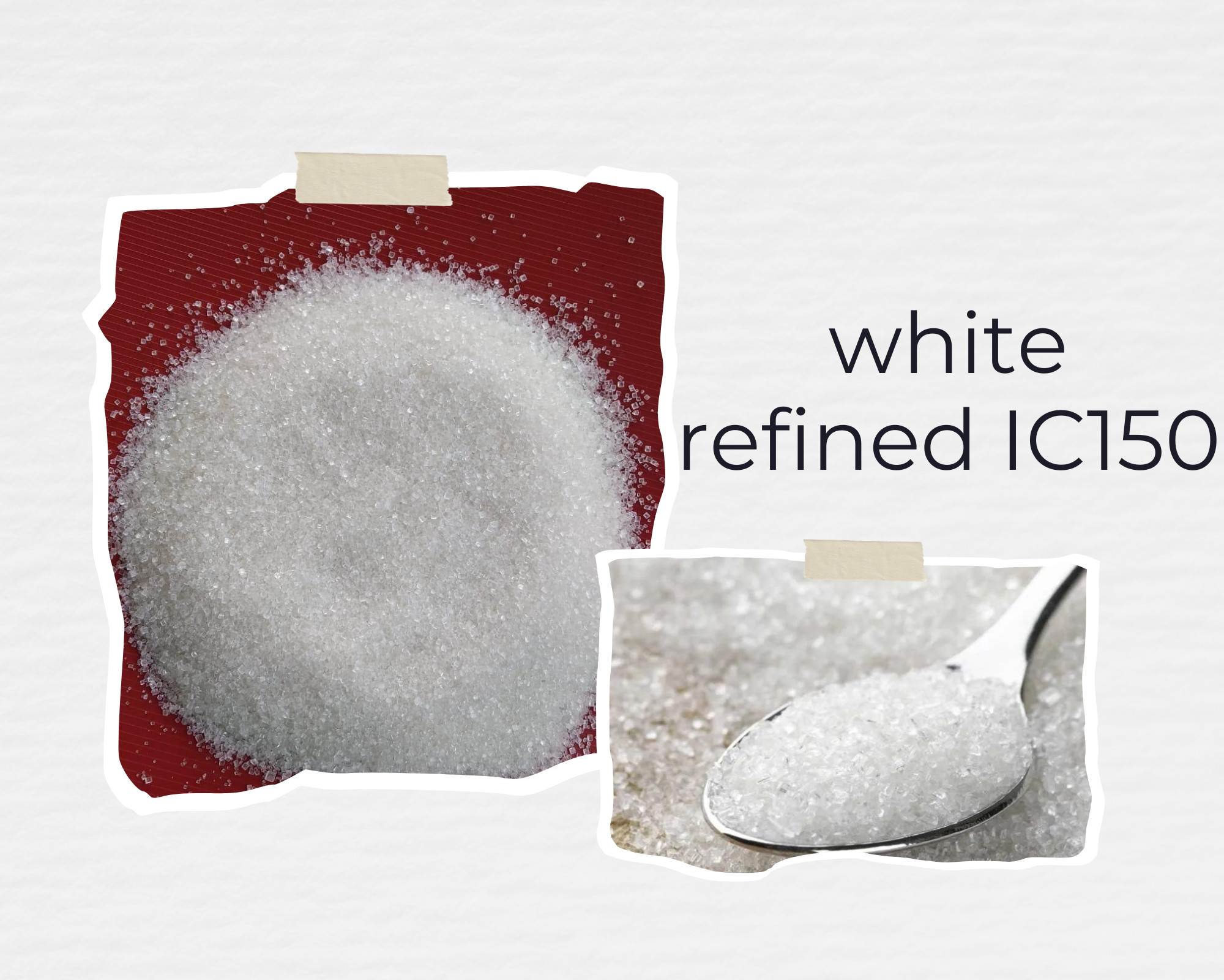 White refined sugar IC150